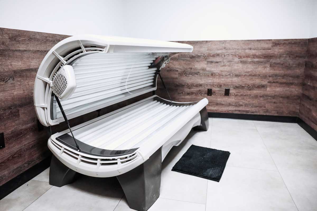 Tanning at Amped Fitness