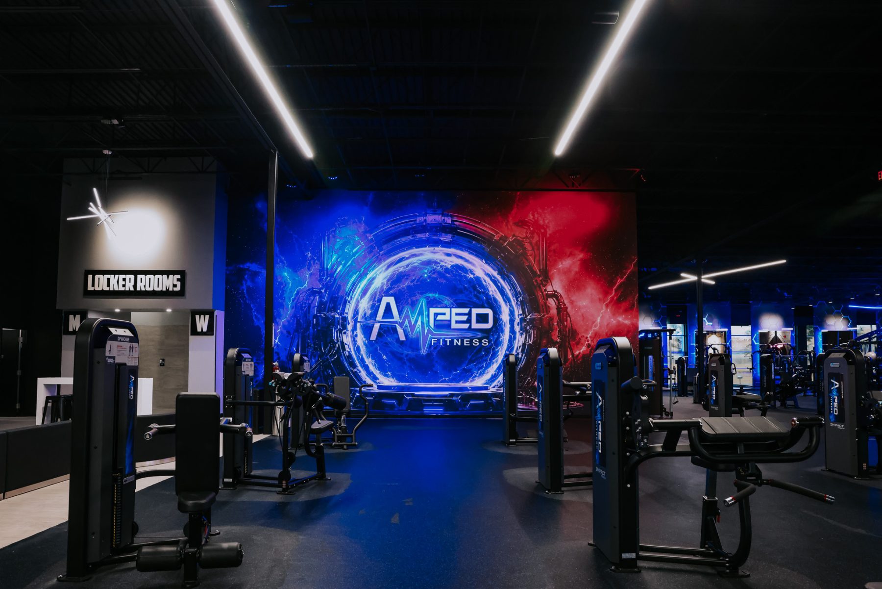 Amped Fitness training floor